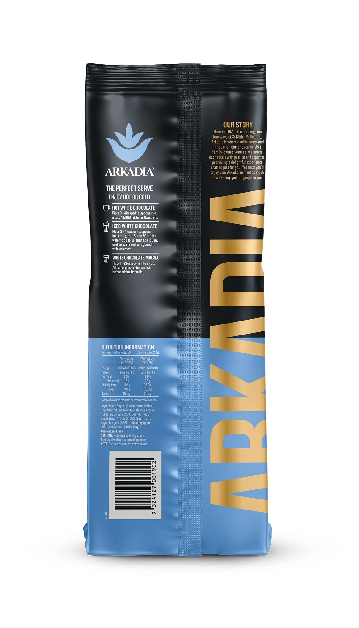 Waddi Speciality Coffee - Arkadia - White Chocolate Powder 1kg