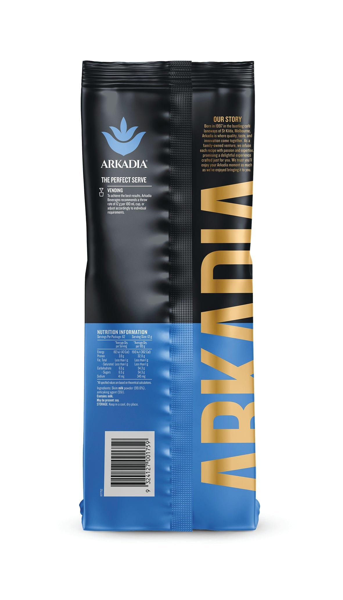 Waddi Speciality Coffee - Arkadia - Vending Premium Skim Milk 750g
