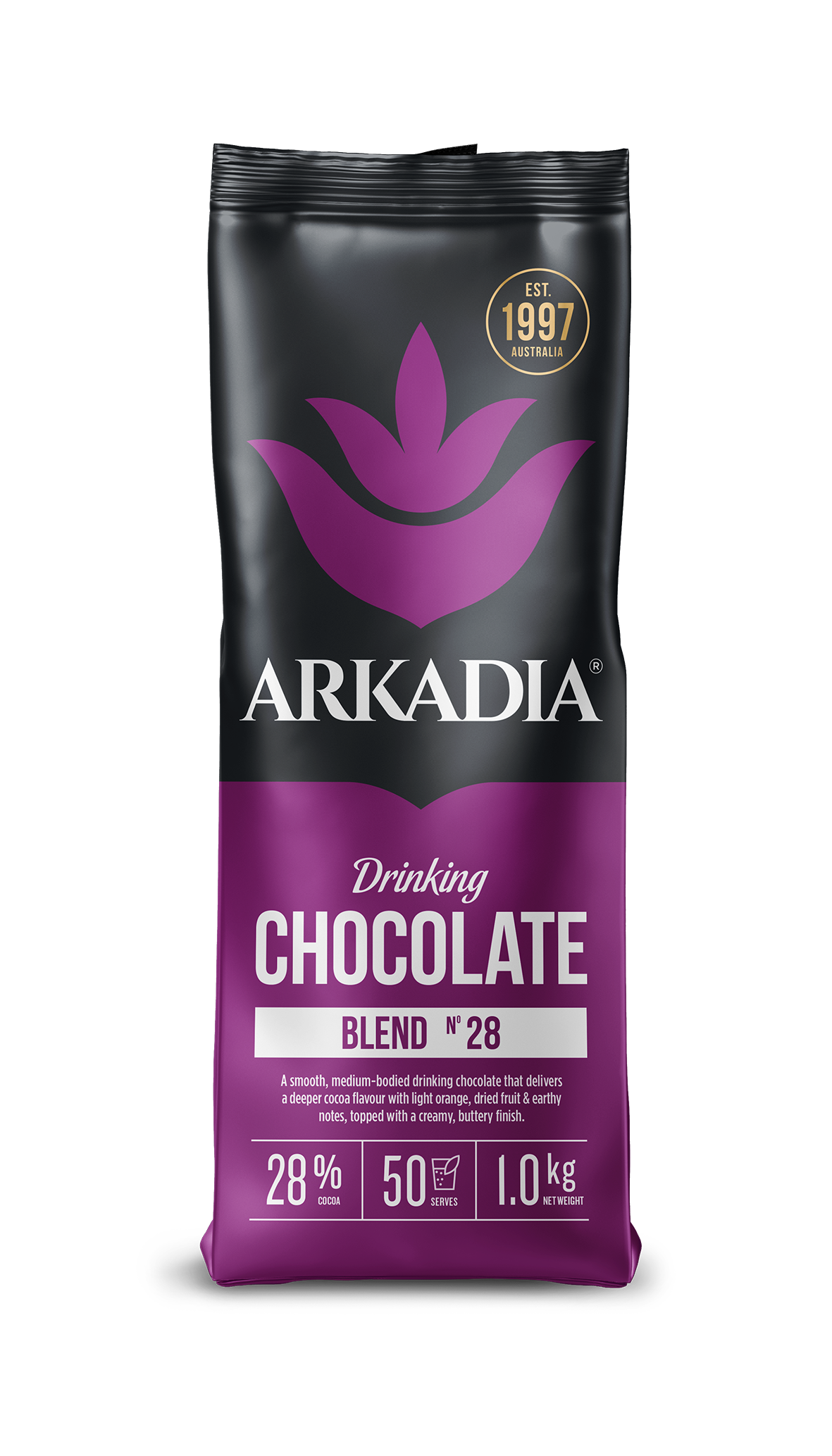 Waddi Speciality Coffee - Arkadia - Drinking Chocolate 28% 1kg