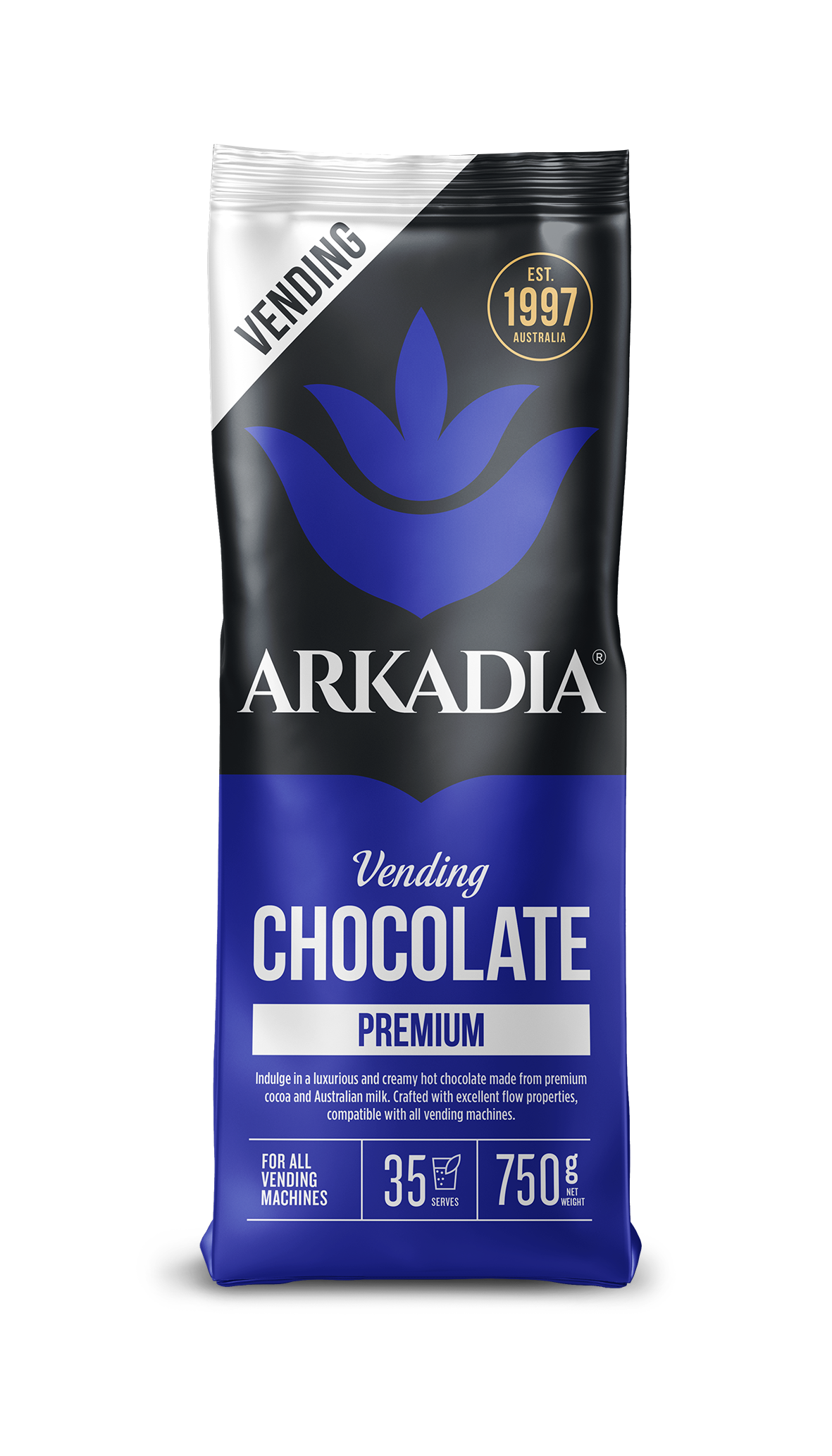 Waddi Speciality Coffee - Arkadia - Vending Chocolate Premium 750g